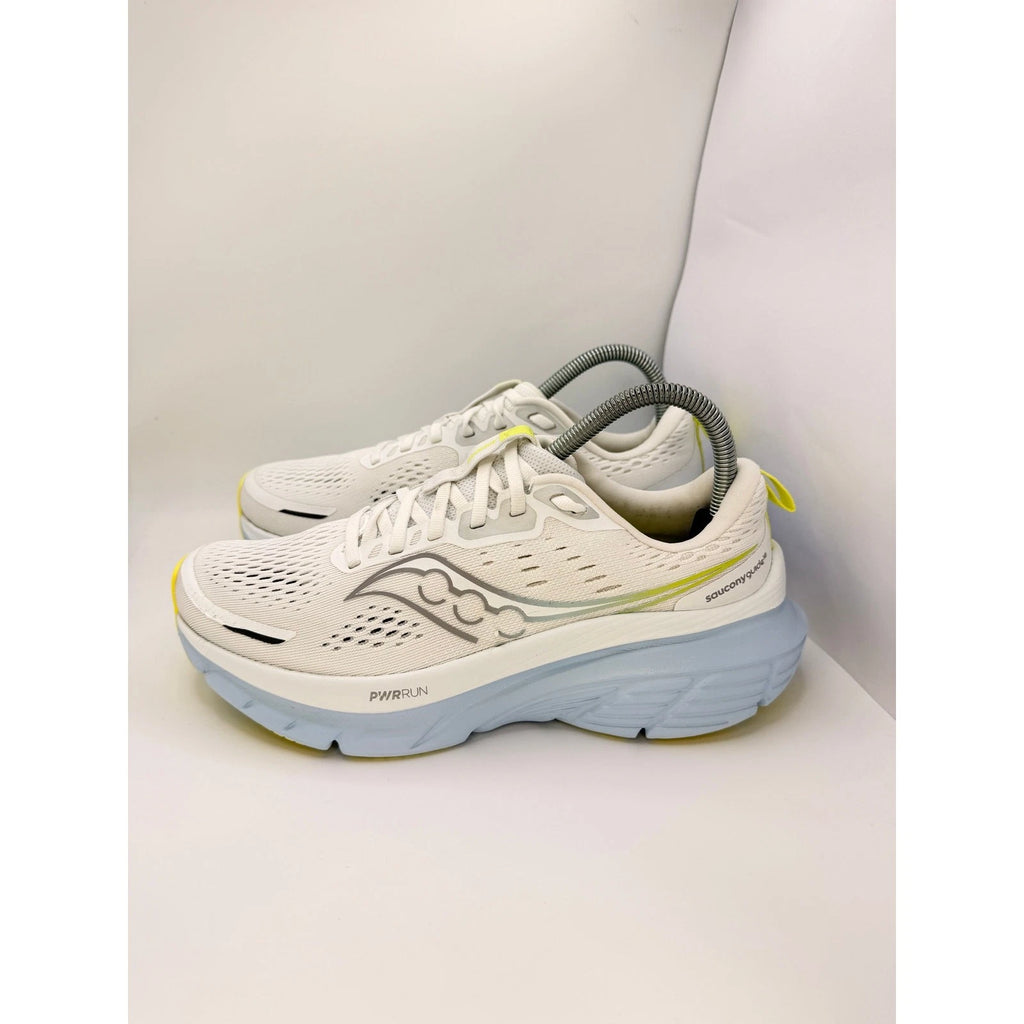 Saucony Guide 18 Womens Stability Running Shoes UK 6.5 White Blue Yellow — photo 10
