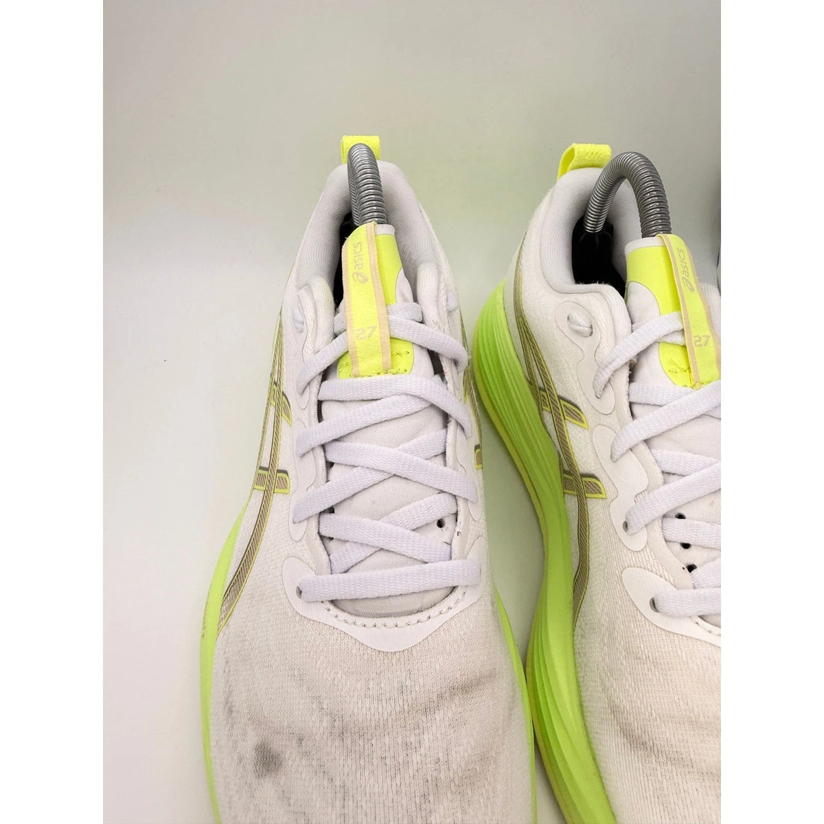 ASICS GEL-CUMULUS 27 Womens Running Trainers UK 7.5 White Lime — photo 4