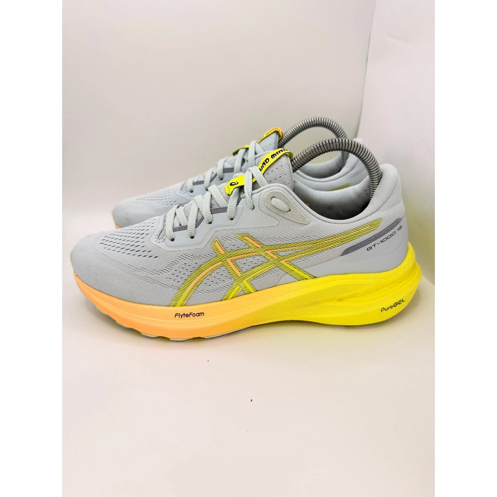 ASICS GT-1000 13 Womens UK 7 Grey Yellow Stability Running Shoes PureGEL — photo 12