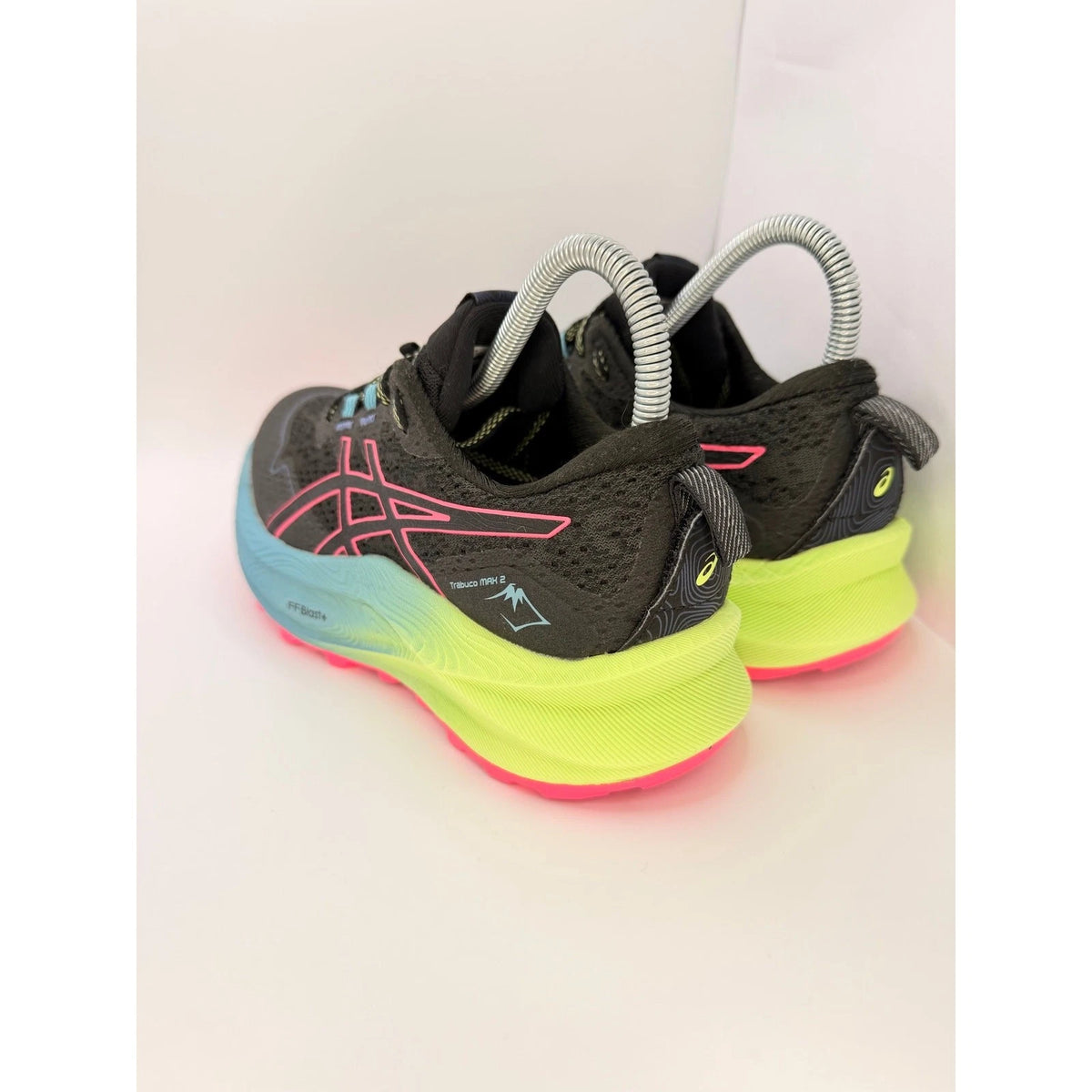 ASICS Trabuco Max 2 Womens UK 5 Black Pink Trail Running Shoes — photo 8