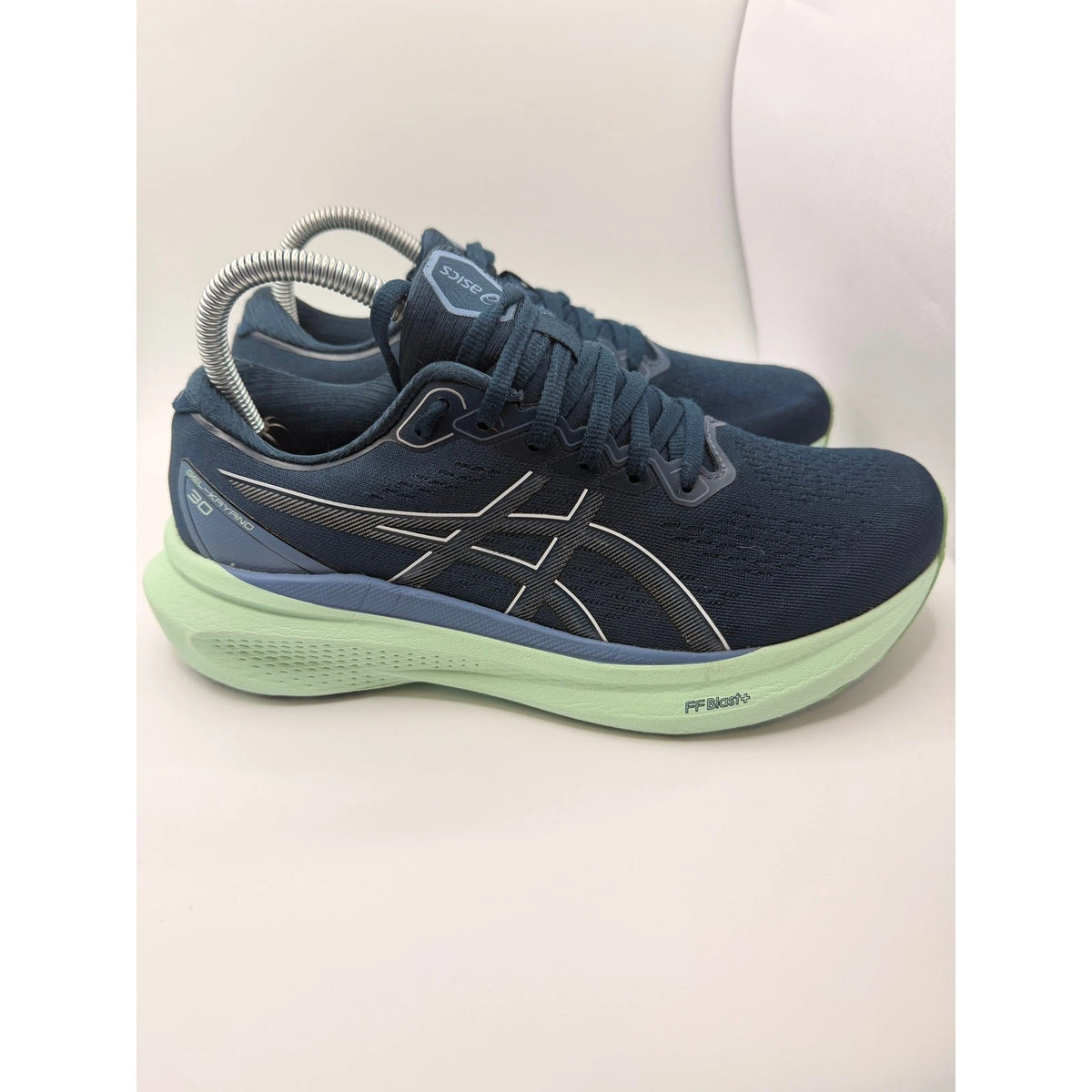 ASICS Gel Kayano 30 Stability Running Shoes UK 7 Navy Green — photo 5