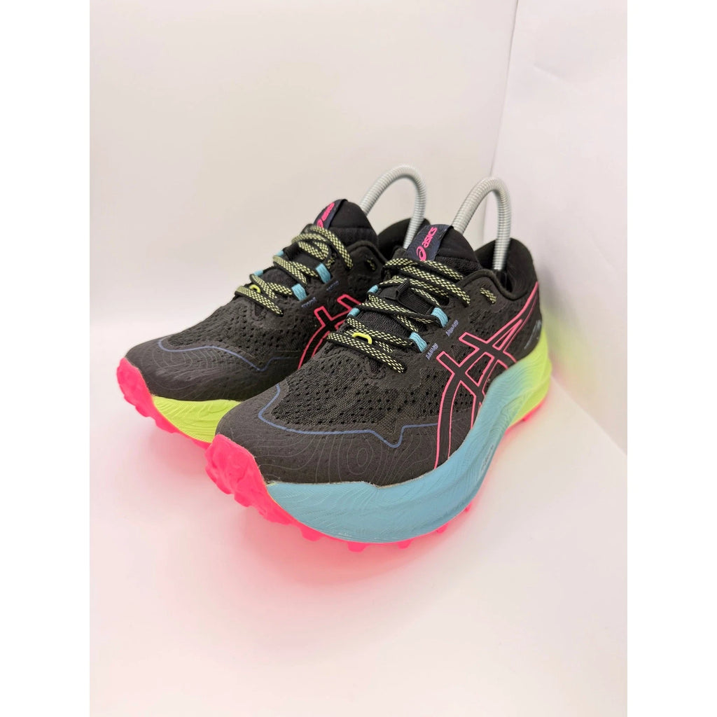 ASICS Trabuco Max 2 Womens UK 5 Black Pink Trail Running Shoes — photo 1