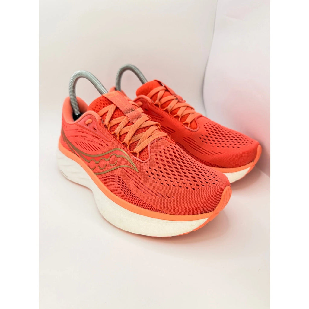 Saucony Ride 18 Womens UK 5 Coral Neutral Running Shoes Trainers — photo 5