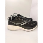 Saucony Hurricane 24 Mens 8UK Stability Running Shoes Black & White Gym Trainers — photo 5