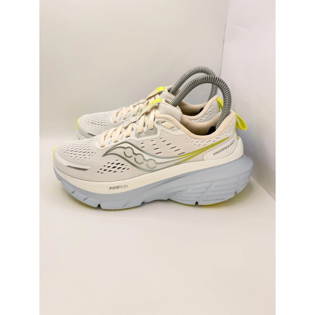 Saucony Guide 18 Womens Stability Running Shoes Size Gym Trainers Size 4UK White — photo 11