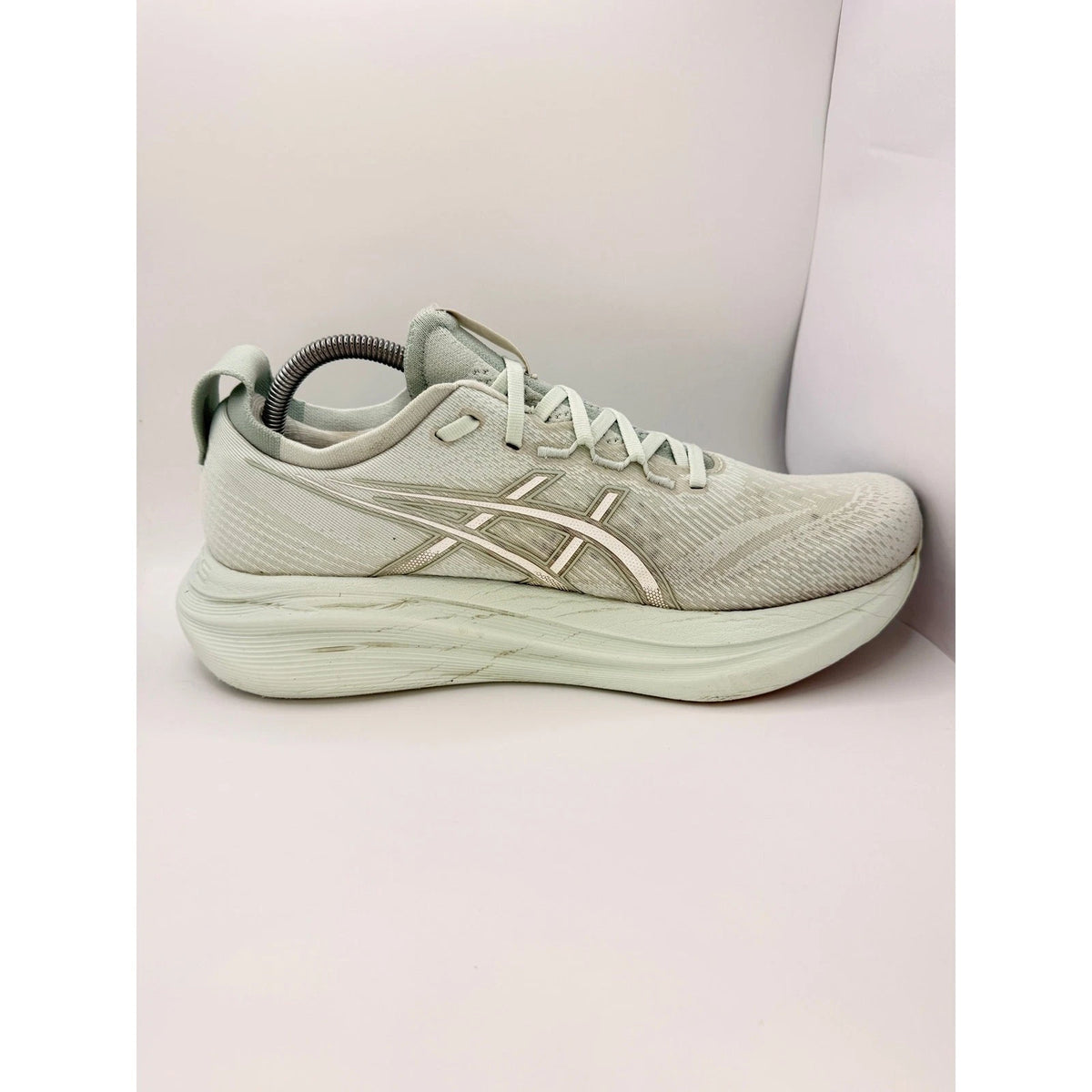 ASICS Gel-Nimbus 27 Mens Running Shoes Trainers Mint Green UK 9.5 EU 44.5 — photo 11