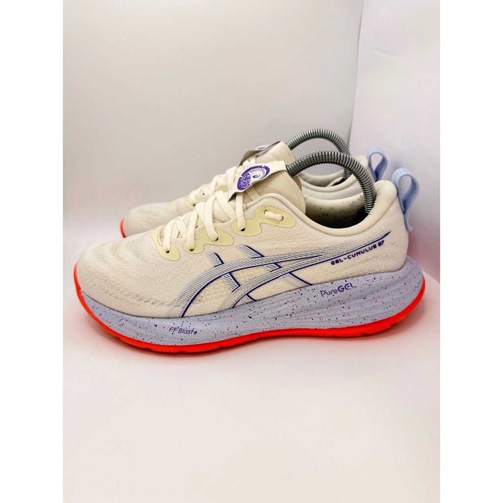 ASICS Gel-Cumulus 27 Tokyo Womens UK 7.5 Running Shoes Cream Purple — photo 11