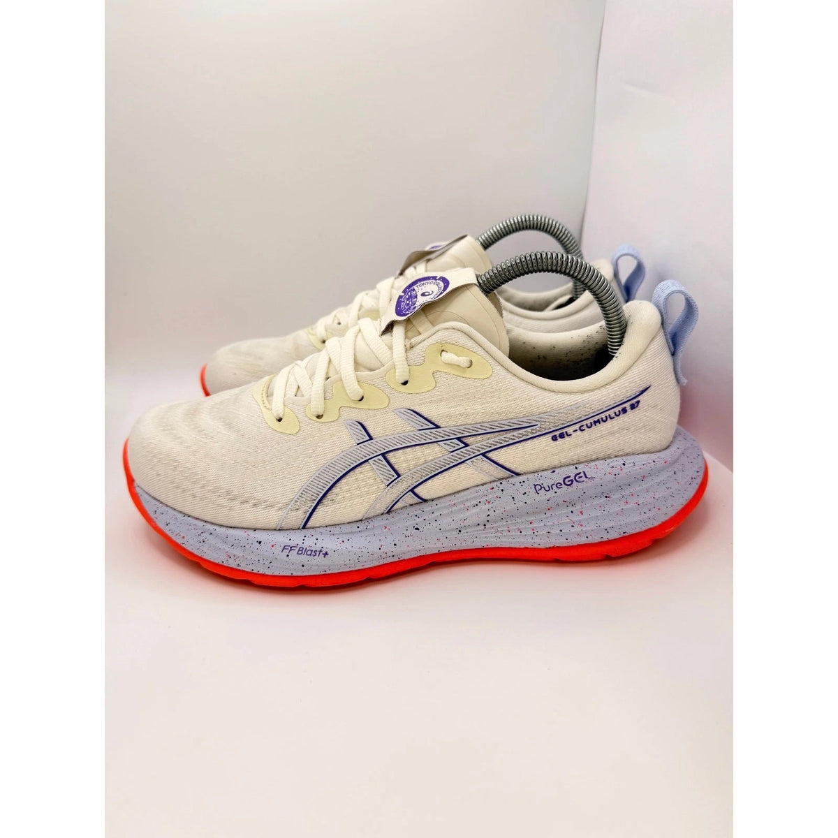 ASICS Gel-Cumulus 27 Tokyo Womens UK 7.5 Running Shoes Cream Purple — photo 11
