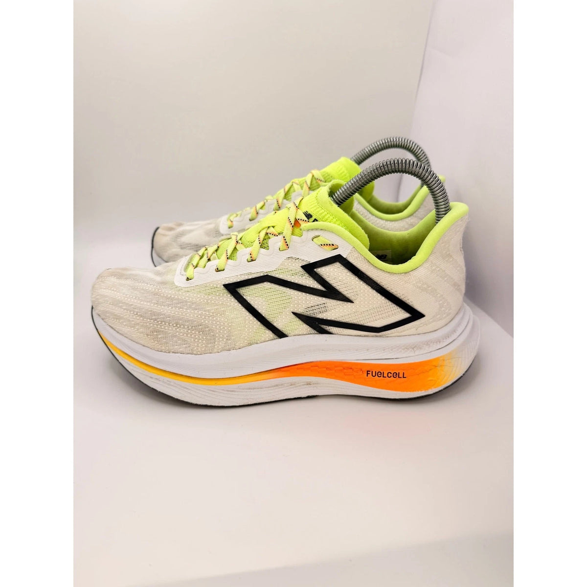New Balance FuelCell SuperComp Elite V2 Womens UK 6.5 Running Shoes White Carbon — photo 9