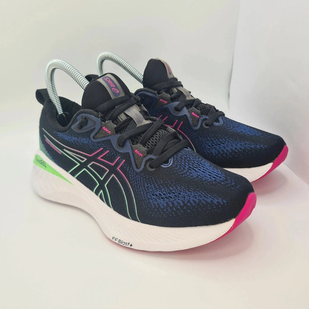 Asics Gel-Cumulus 25 Women’s Running Shoes UK 4 EU 37 US 6 Navy Pink Green — photo 4