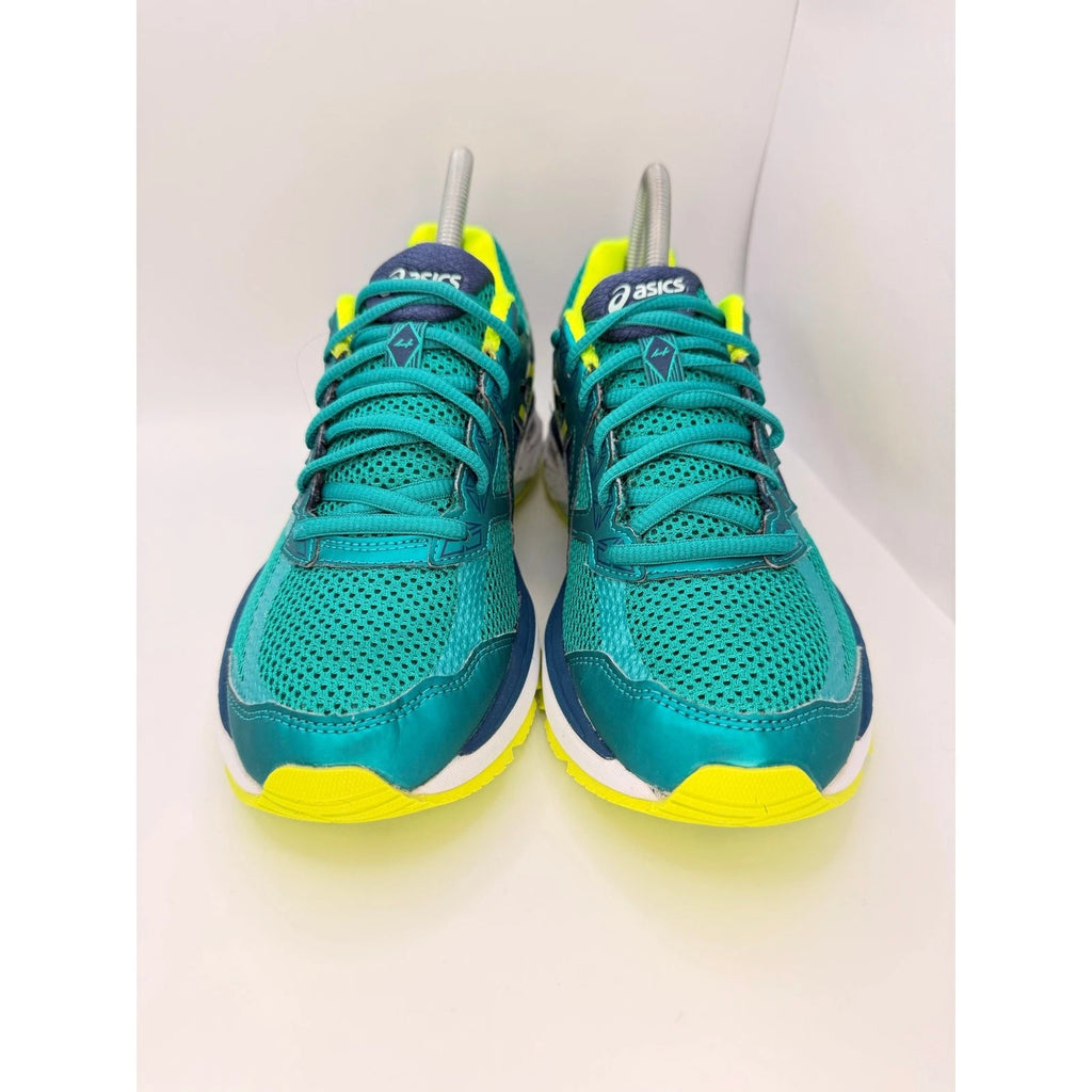 ASICS GT-2000 Womens UK 6.5 Teal Navy Yellow Running Shoes — photo 2