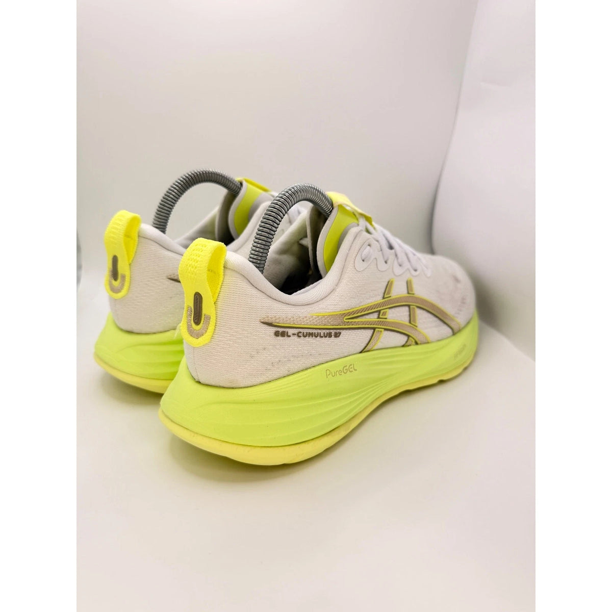 ASICS GEL-CUMULUS 27 Womens Running Trainers UK 7.5 White Lime — photo 12
