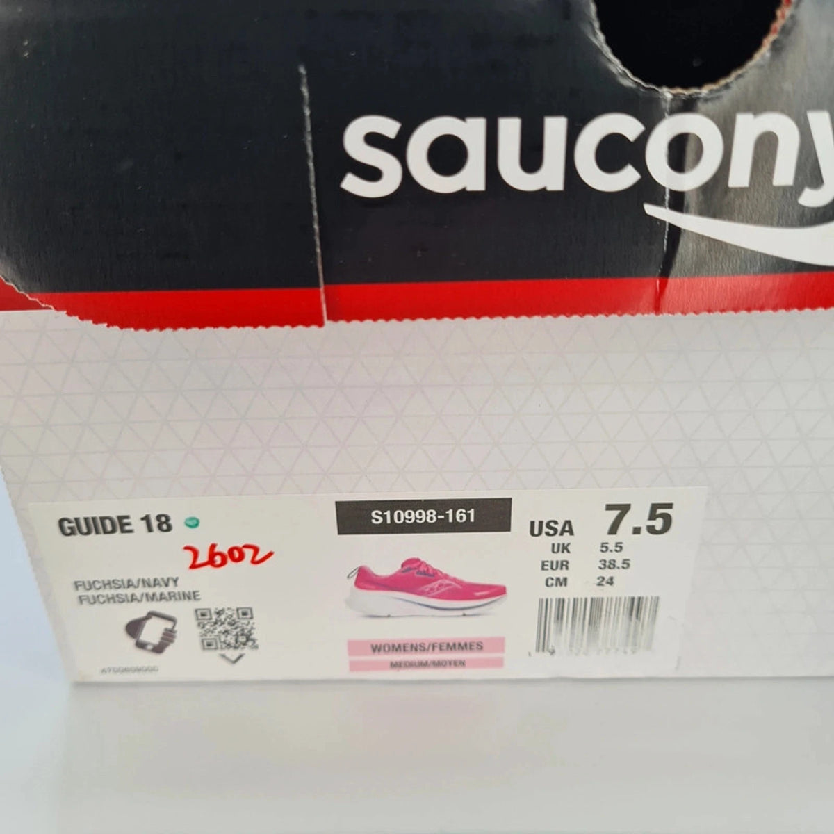 Saucony Guide18 Womens Running Shoes UK5.5 Pink Stability Support Daily Trainer — photo 16
