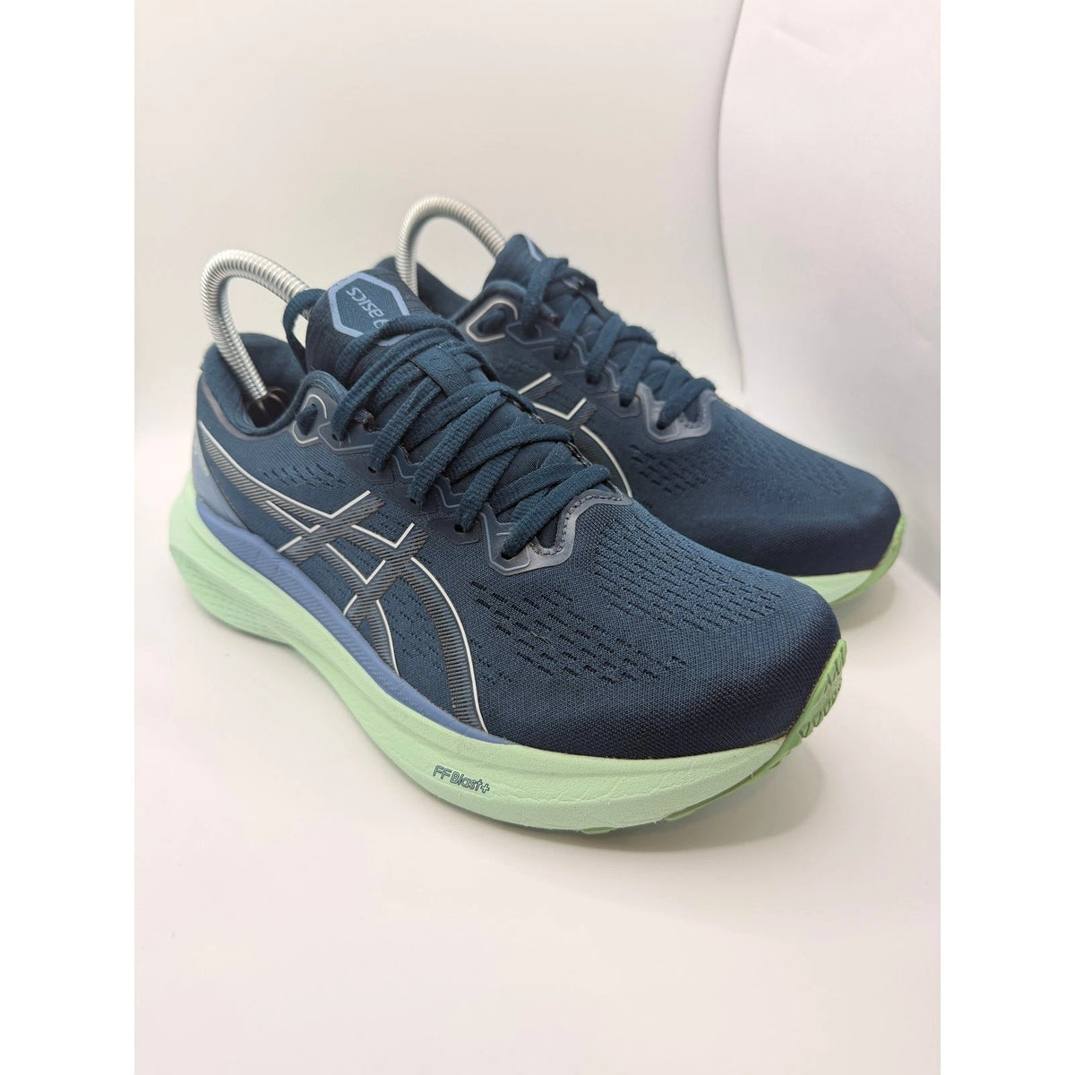 ASICS Gel Kayano 30 Stability Running Shoes UK 7 Navy Green — photo 4