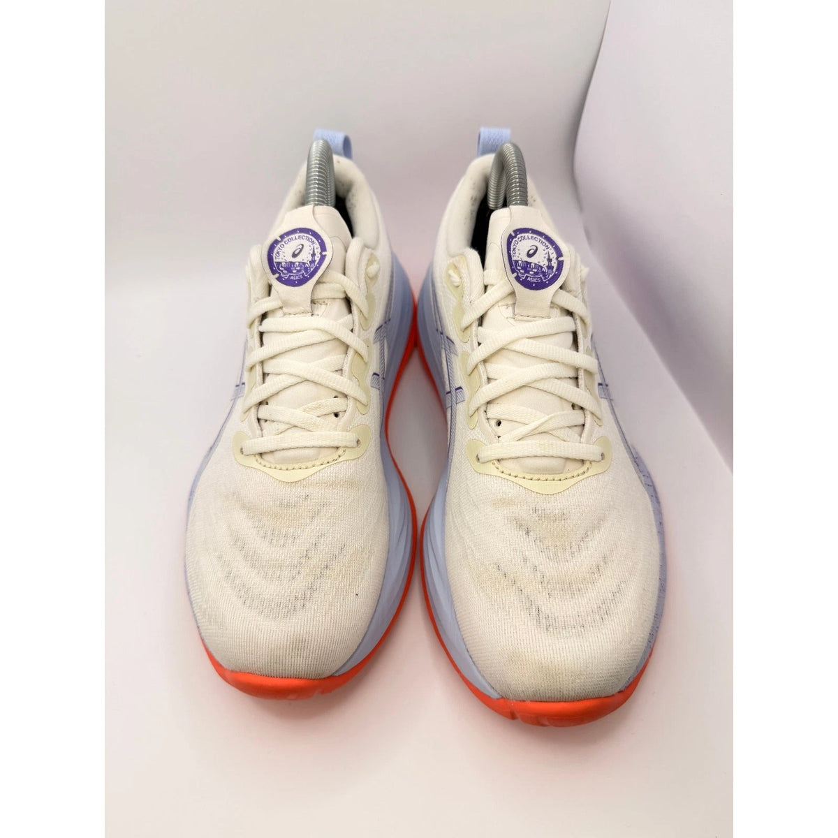 ASICS Gel-Cumulus 27 Tokyo Womens UK 7.5 Running Shoes Cream Purple — photo 3