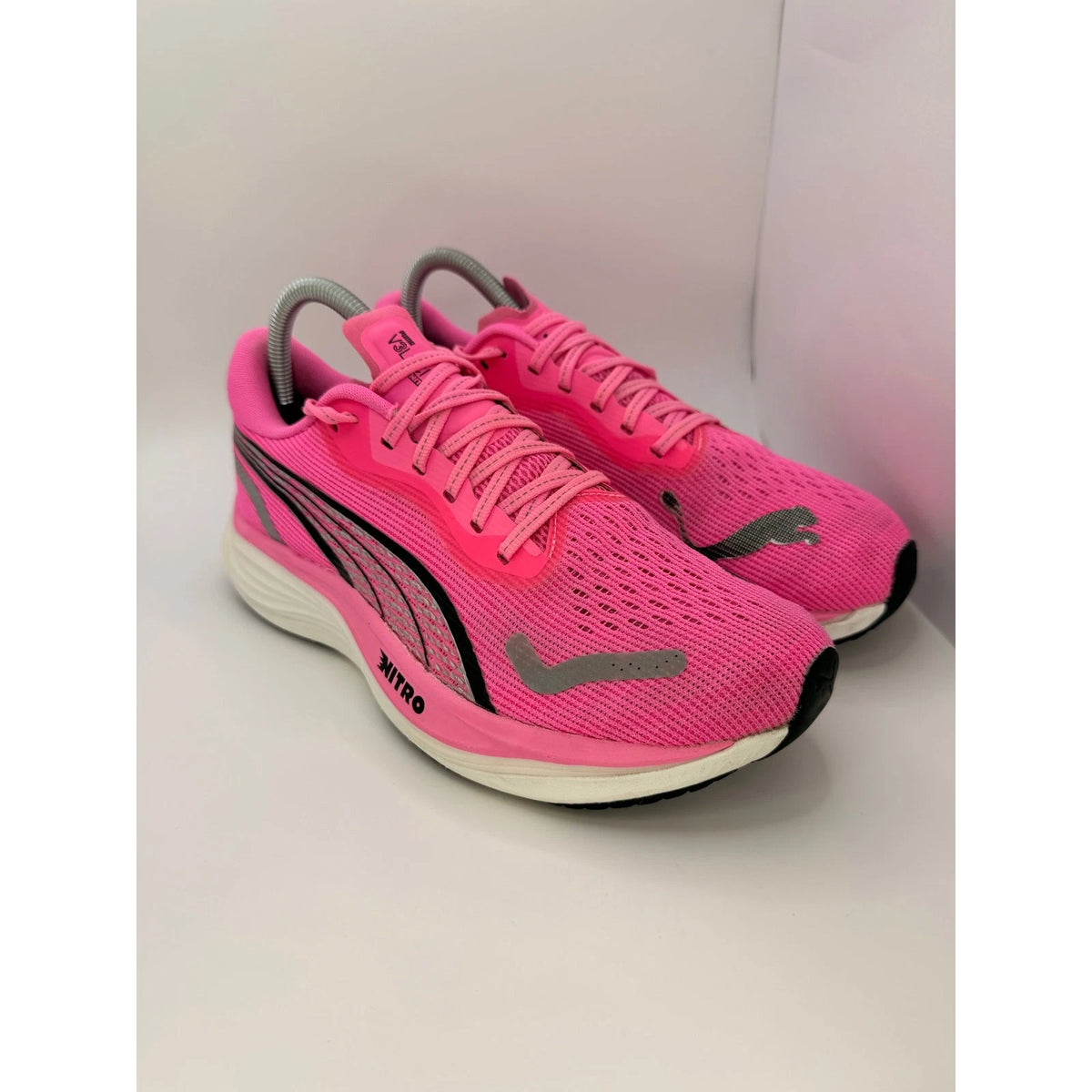 Puma Velocity Nitro3 Womens UK6 Pink Cushioned Daily Running Shoes Gym Trainers — photo 4