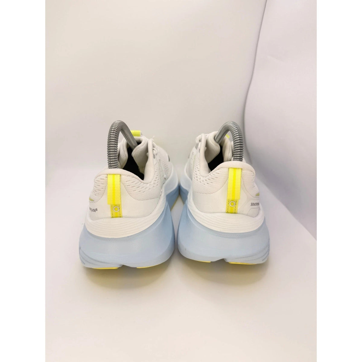 Saucony Guide 18 Womens Stability Running Shoes UK 6.5 White Blue Yellow — photo 8