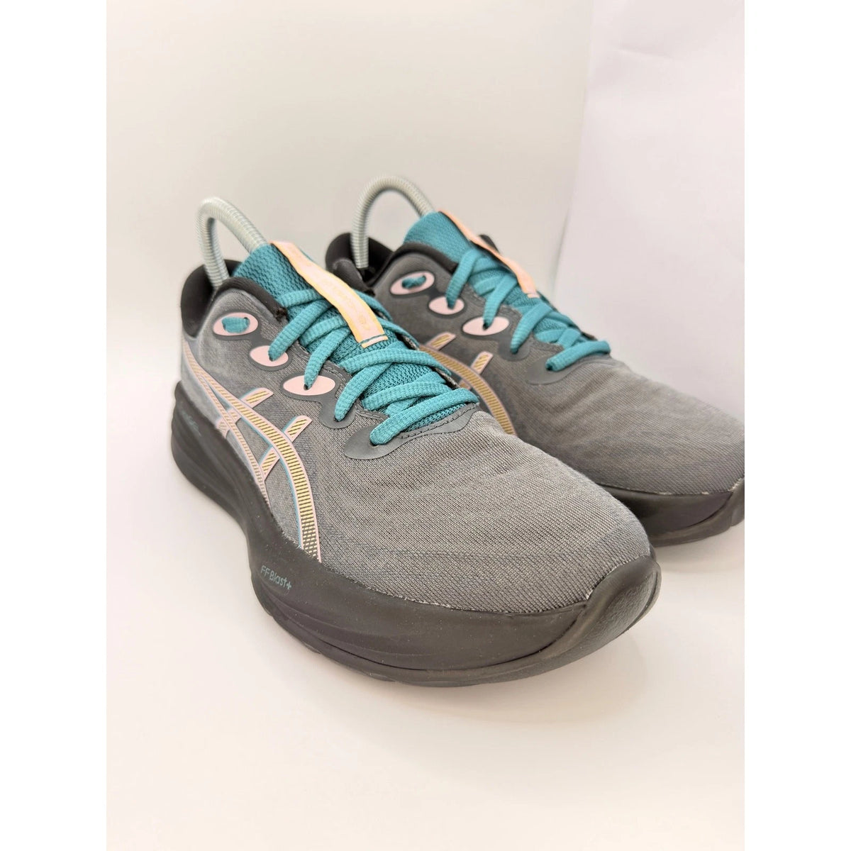 ASICS Gel-Cumulus 27 GTX Womens UK 6 Gore-Tex Running Shoes Grey Green — photo 5