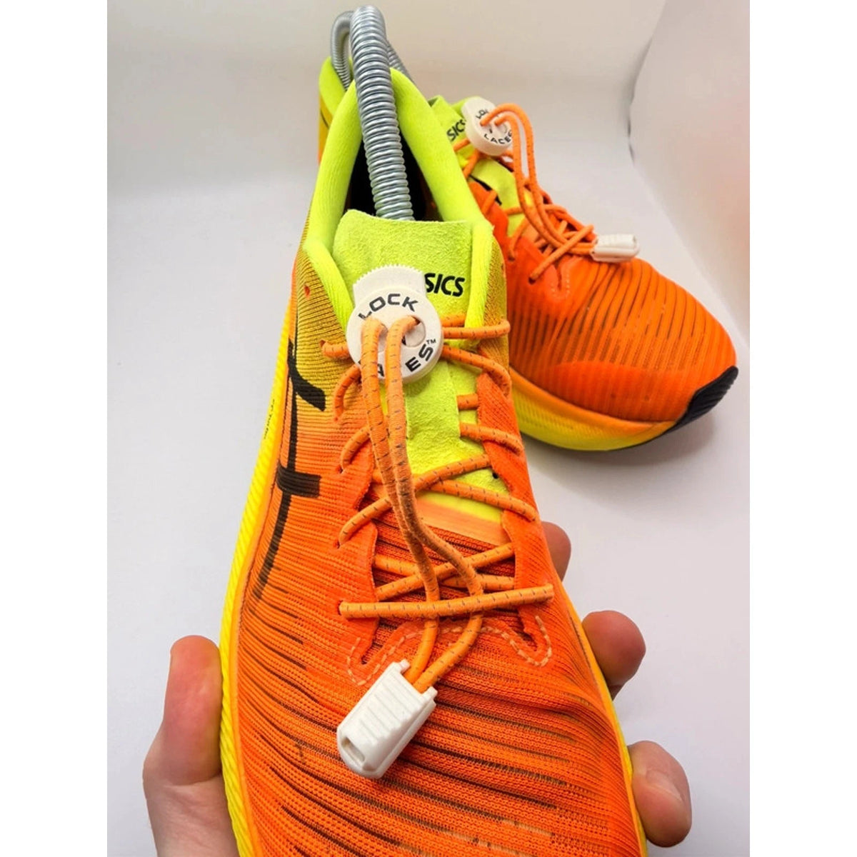 ASICS Metaspeed Sky Carbon Racing Shoes Orange Yellow Size UK 7 — photo 12
