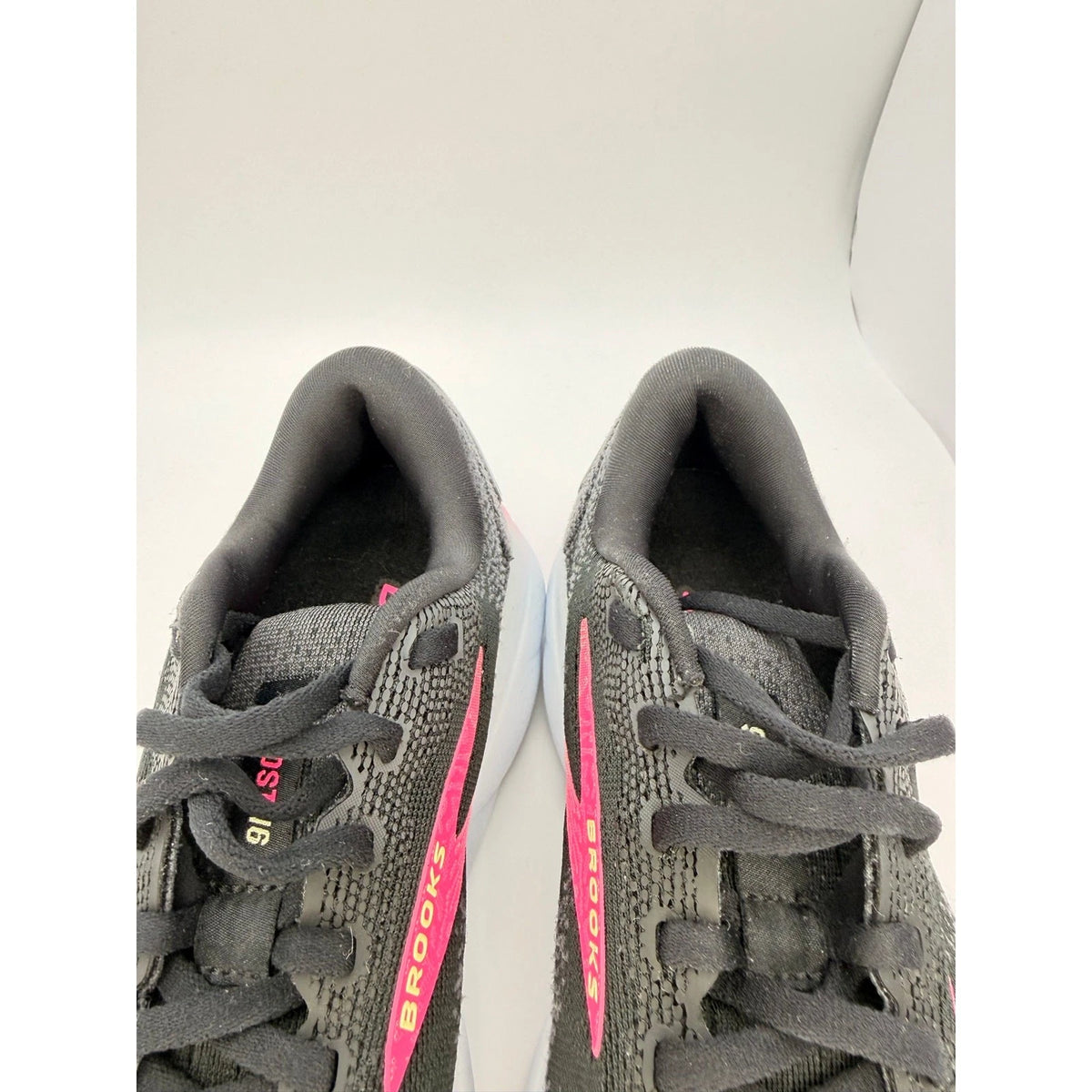 Brooks Ghost 16 Womens UK 5 Black Pink Running Trainers — photo 12